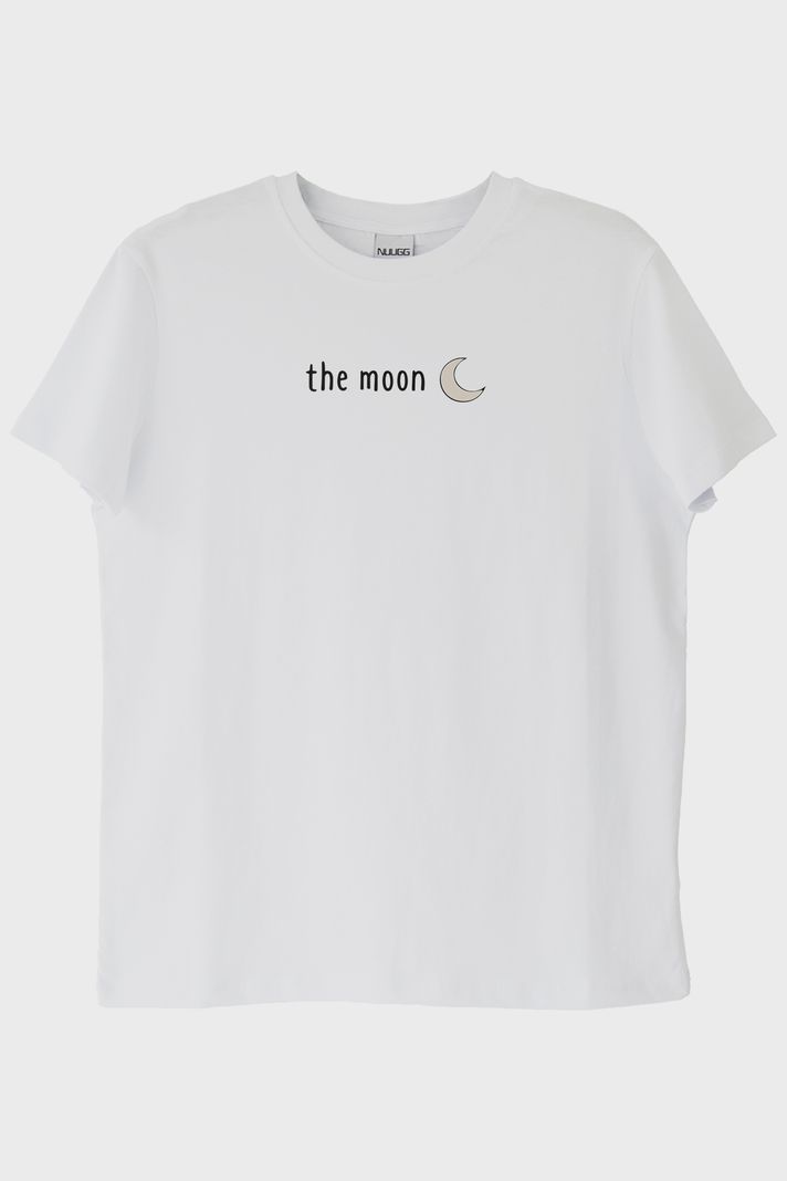 The Moon Beyaz Tişört