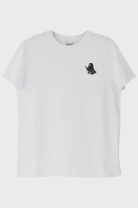 Sevimli Hayalet Beyaz Tişört