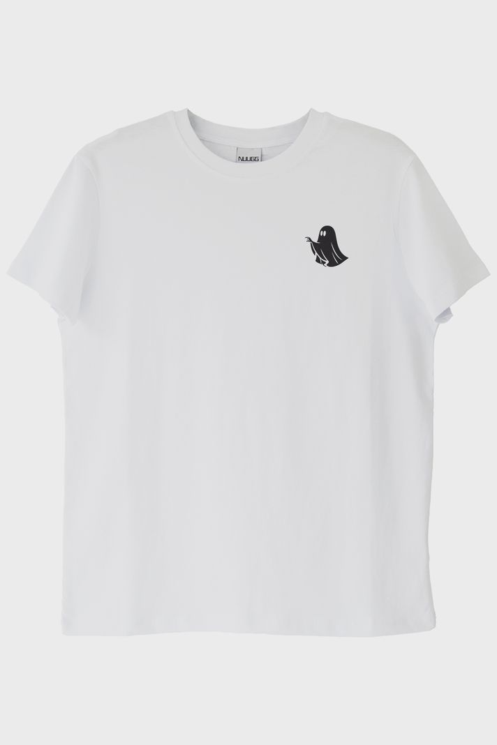 Sevimli Hayalet Beyaz Tişört