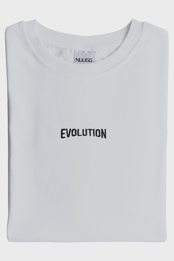 Siyah Evolution Nakışlı T-Shirt