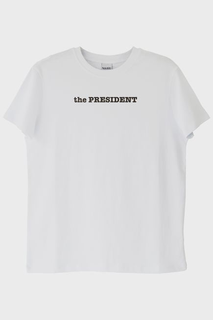 The President Beyaz Tişört