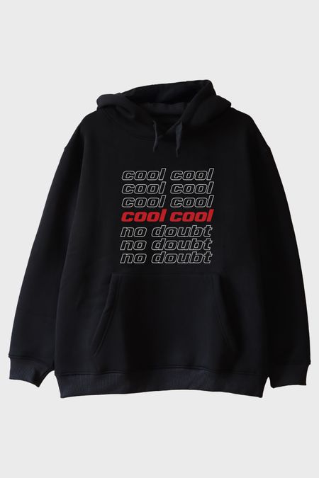 Cool No Doubt Siyah Hoodie
