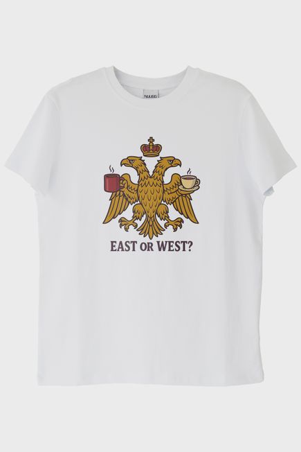 Doğu Batı Seçimi Beyaz Tişört