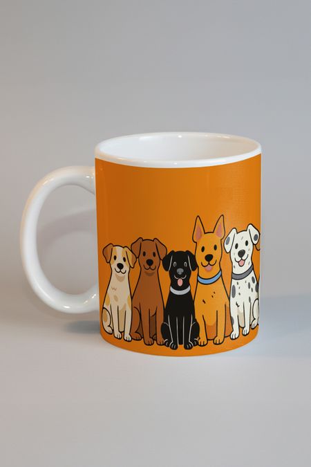 Sevimli Köpekler Kupa