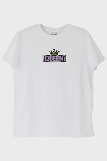 Queen Taç Beyaz Tişört