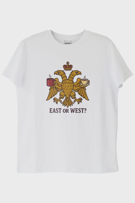 Doğu Batı Seçimi Beyaz Tişört