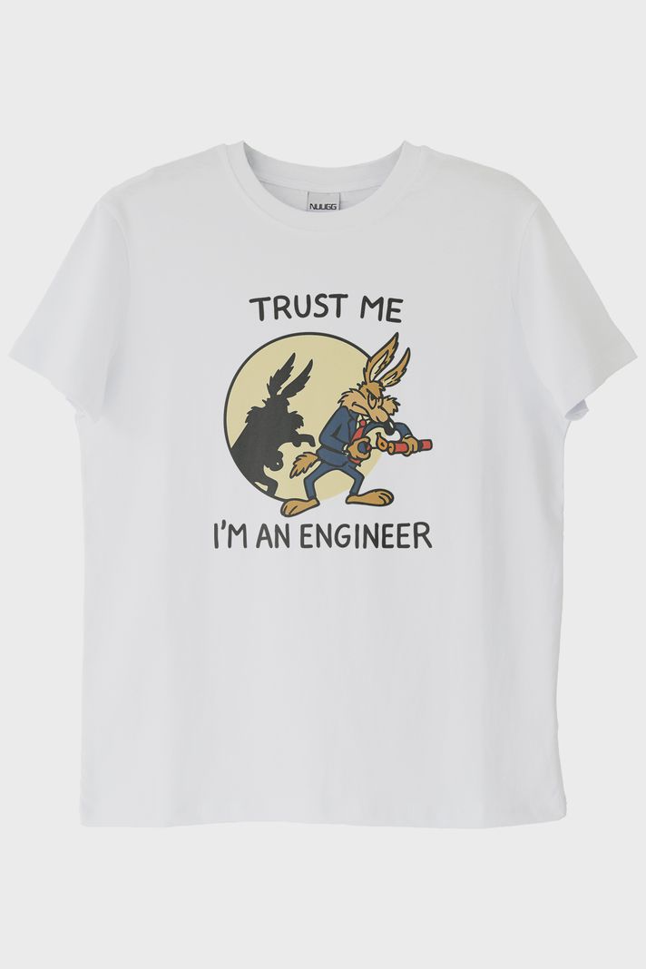 Trust Me I'm an Engineer Beyaz Tişört