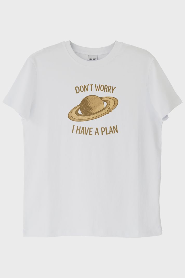 Dont Worry Beyaz Tişört