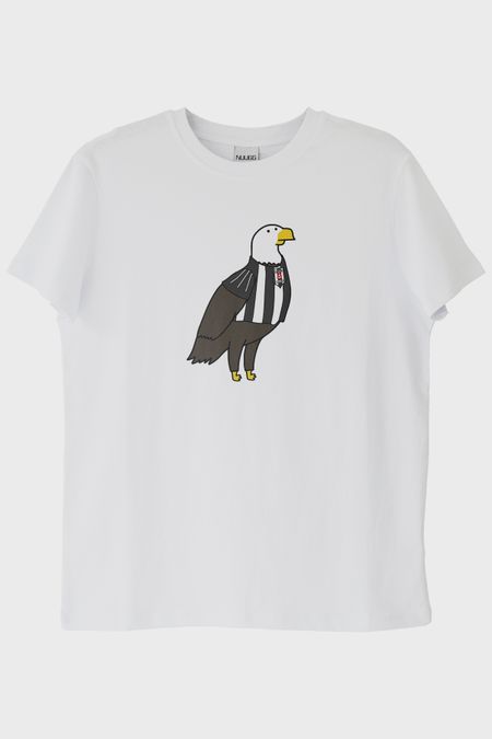Beşiktaşlı Kartal Beyaz Tişört